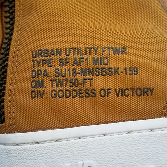 nike air force one mid size 8 - Picture 4 of 6